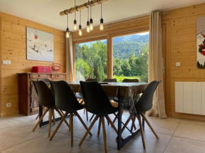 Chalet rénové spacieux près des commerces, à 200m du village et du lac, navette ski-bus gratuite - FR-1-624-118